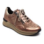 Solidus sneaker roze leder / daim 59071